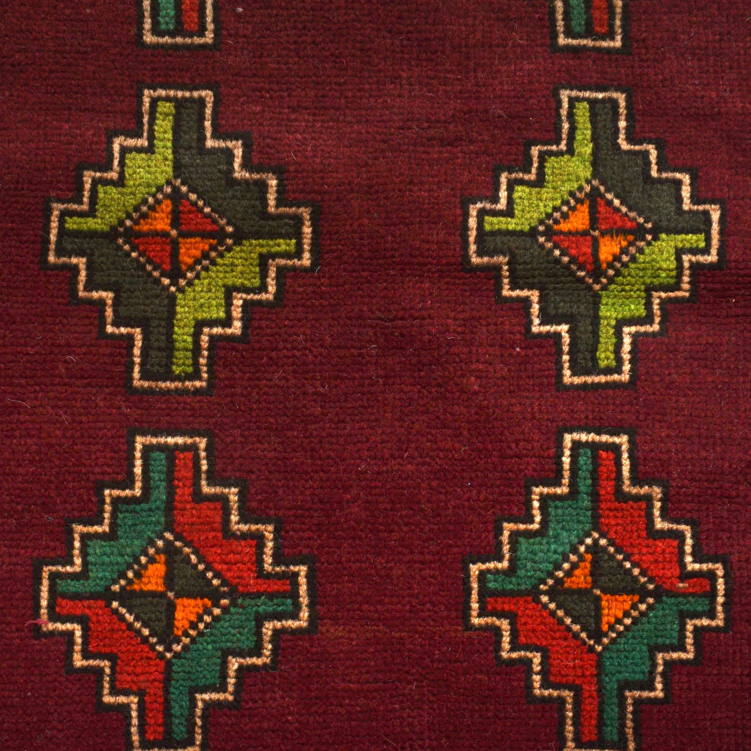 Handmade Balochi Rug 4' 4" x 6' 4" ft / 131 x 193 cm - No. W27313