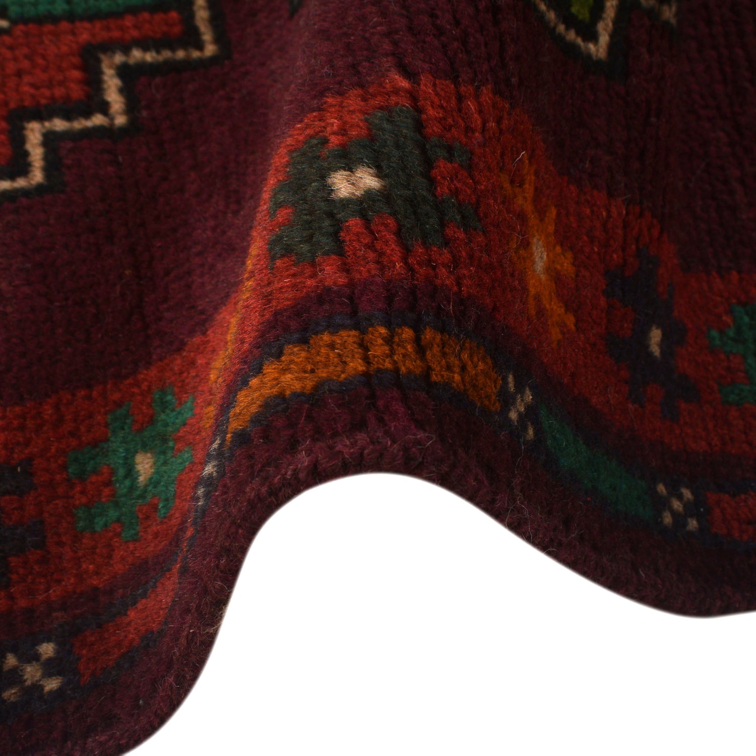 Handmade Balochi Rug 4' 4" x 6' 4" ft / 131 x 193 cm - No. W27313