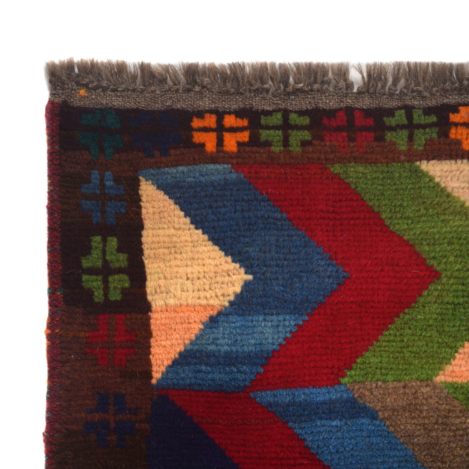 Handmade Balochi Rug 3' 9" x 6' 0" ft / 114 x 183 cm - No. W27314