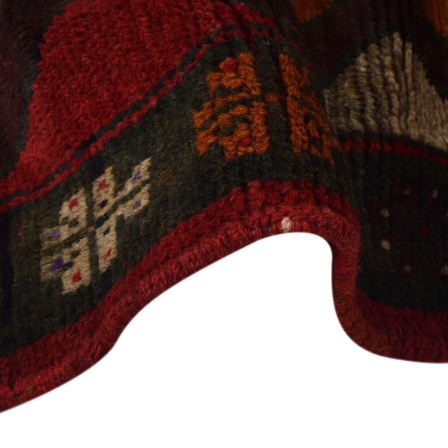 Handmade Balochi Rug 3' 9" x 6' 4" ft / 115 x 194 cm - No. W27318