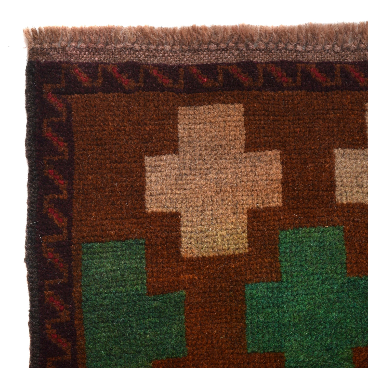 Handmade Balochi Rug 3' 9" x 6' 3" ft / 115 x 191 cm - No. W27319