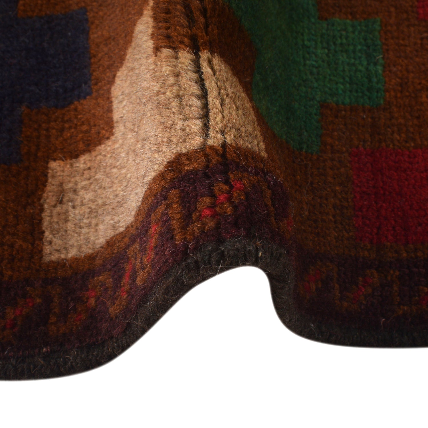 Handmade Balochi Rug 3' 9" x 6' 3" ft / 115 x 191 cm - No. W27319