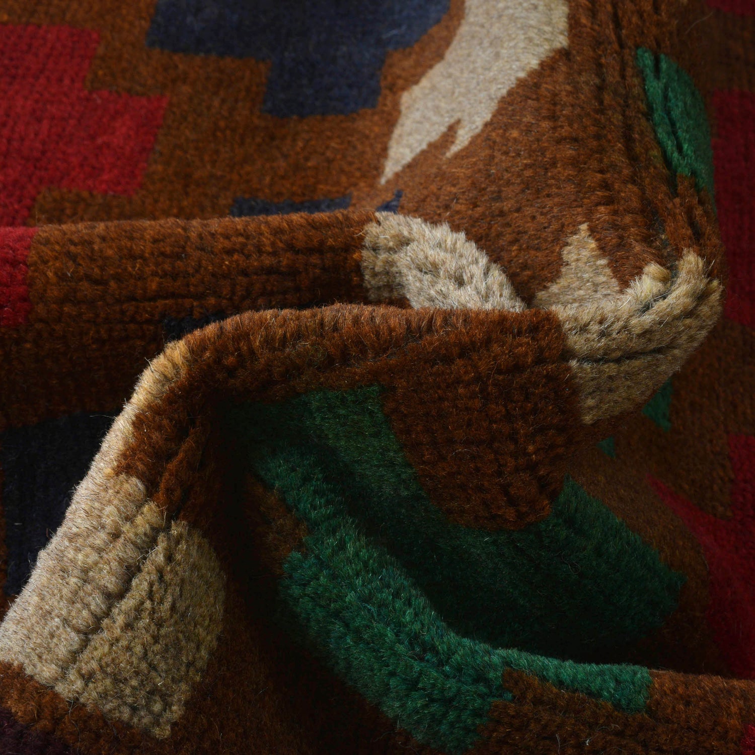 Handmade Balochi Rug 3' 9" x 6' 3" ft / 115 x 191 cm - No. W27319