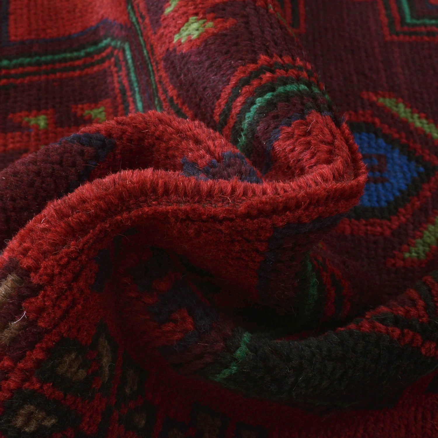 Handmade Balochi Rug 4' 5" x 6' 2" ft / 134 x 188 cm - No. W27320