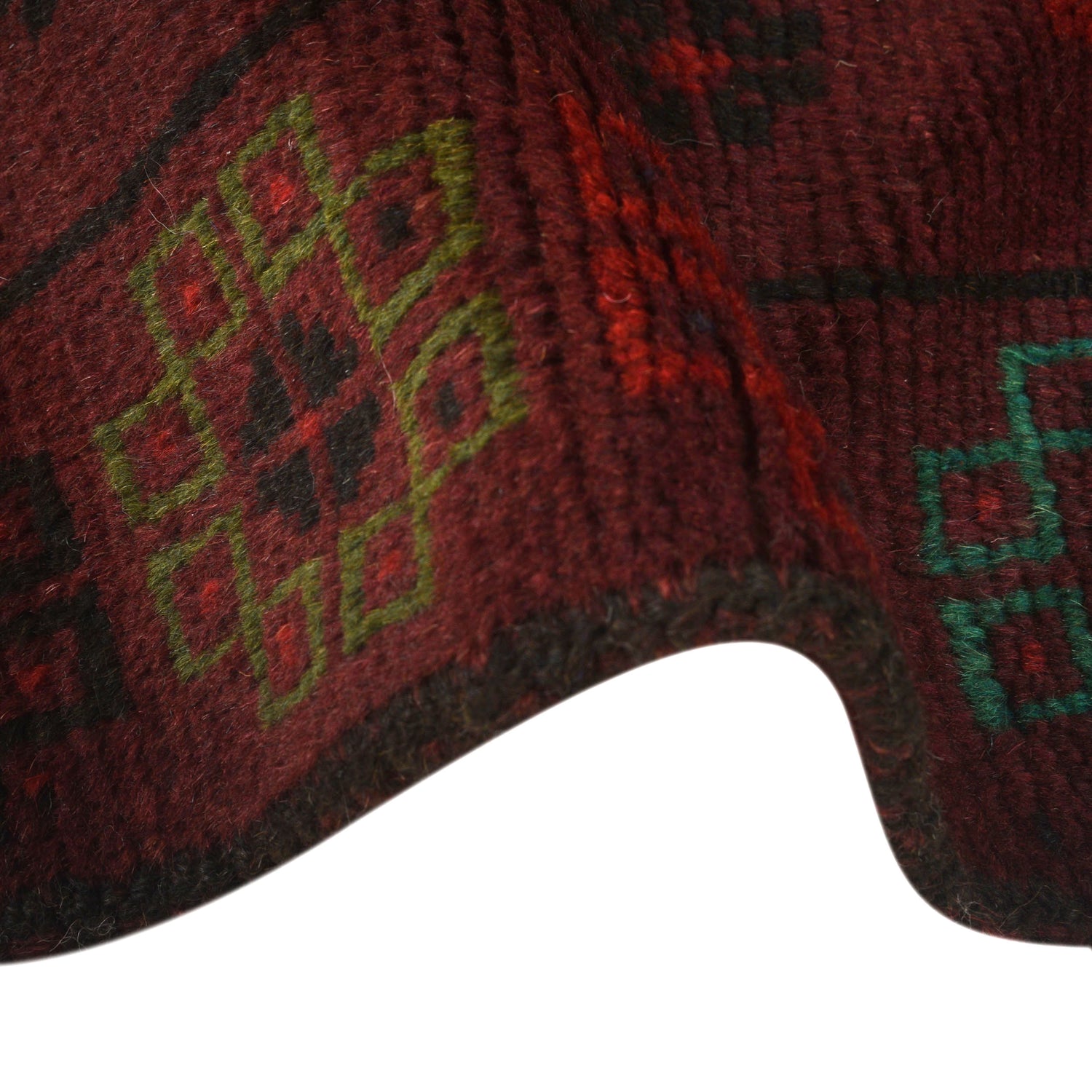 Handmade Balochi Rug 3' 10" x 6' 5" ft / 118 x 195 cm - No. W27324