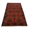 Handmade Balochi Rug 3' 8" x 6' 2" ft / 113 x 187 cm - No. W27326