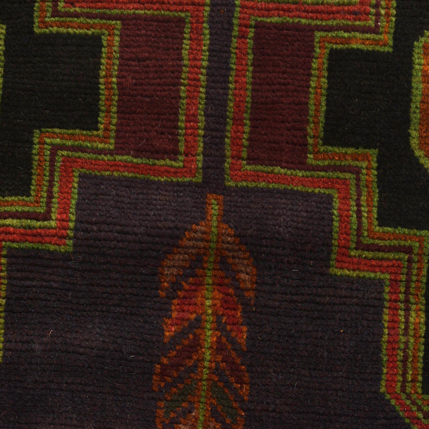 Handmade Balochi Rug 4' 1" x 6' 3" ft / 124 x 191 cm - No. W27333