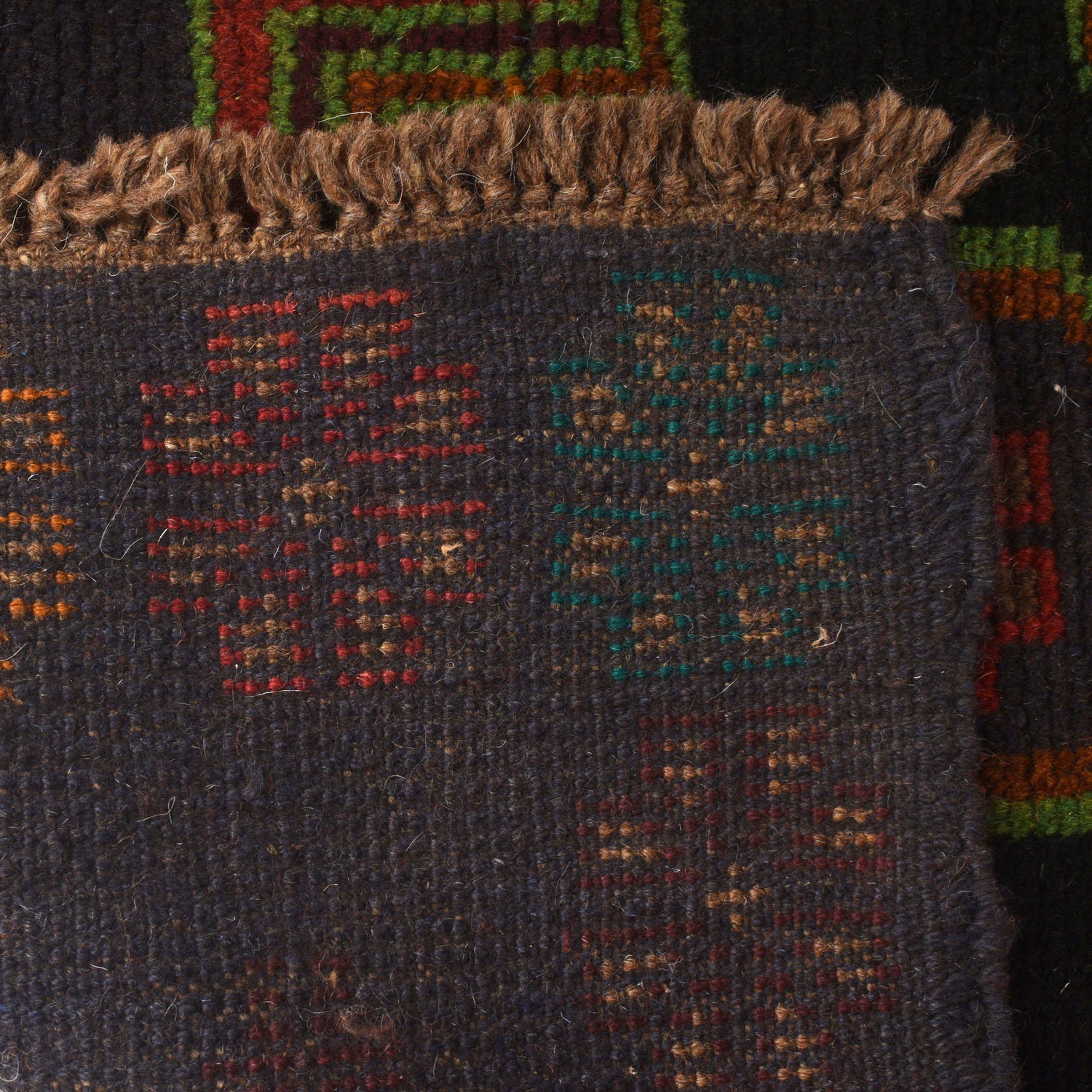 Handmade Balochi Rug 4' 1" x 6' 3" ft / 124 x 191 cm - No. W27333