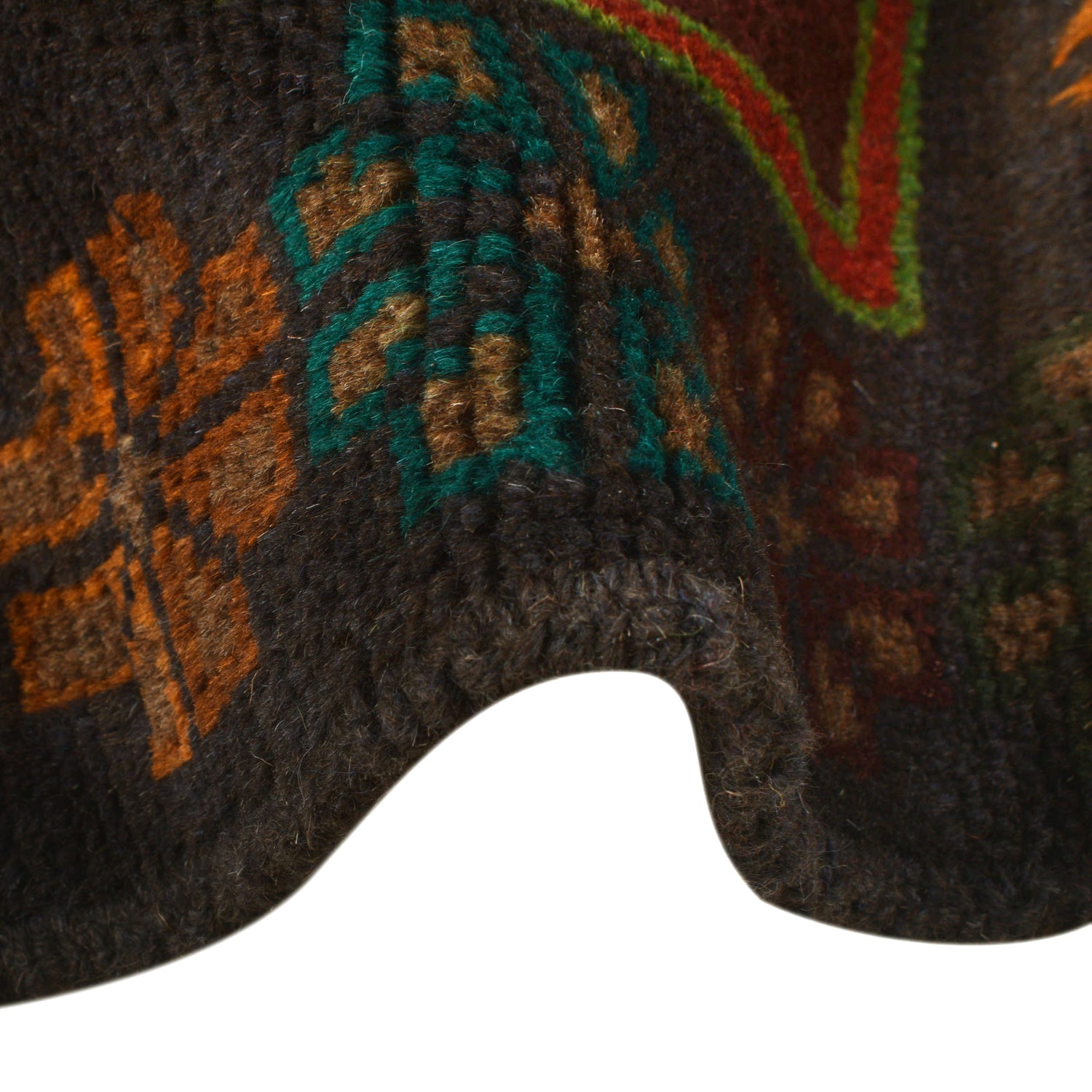 Handmade Balochi Rug 4' 1" x 6' 3" ft / 124 x 191 cm - No. W27333