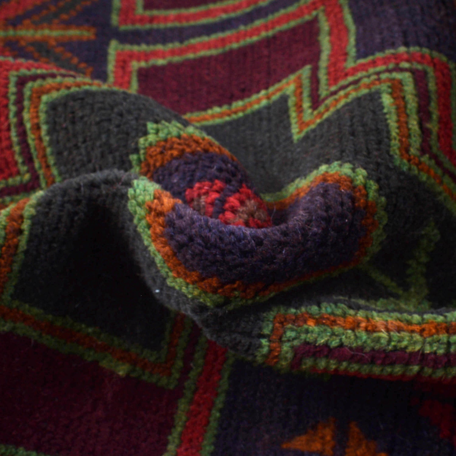 Handmade Balochi Rug 4' 1" x 6' 3" ft / 124 x 191 cm - No. W27333