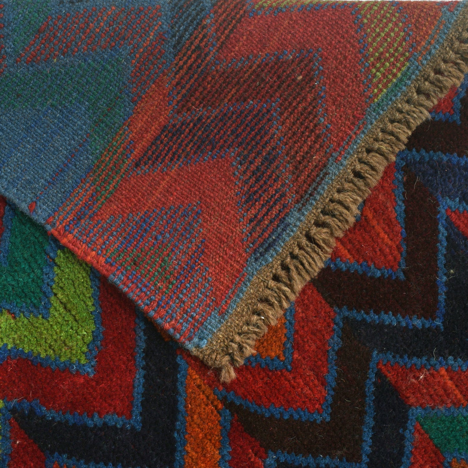 Handmade Balochi Rug 3' 8" x 6' 1" ft / 112 x 186 cm - No. W27337