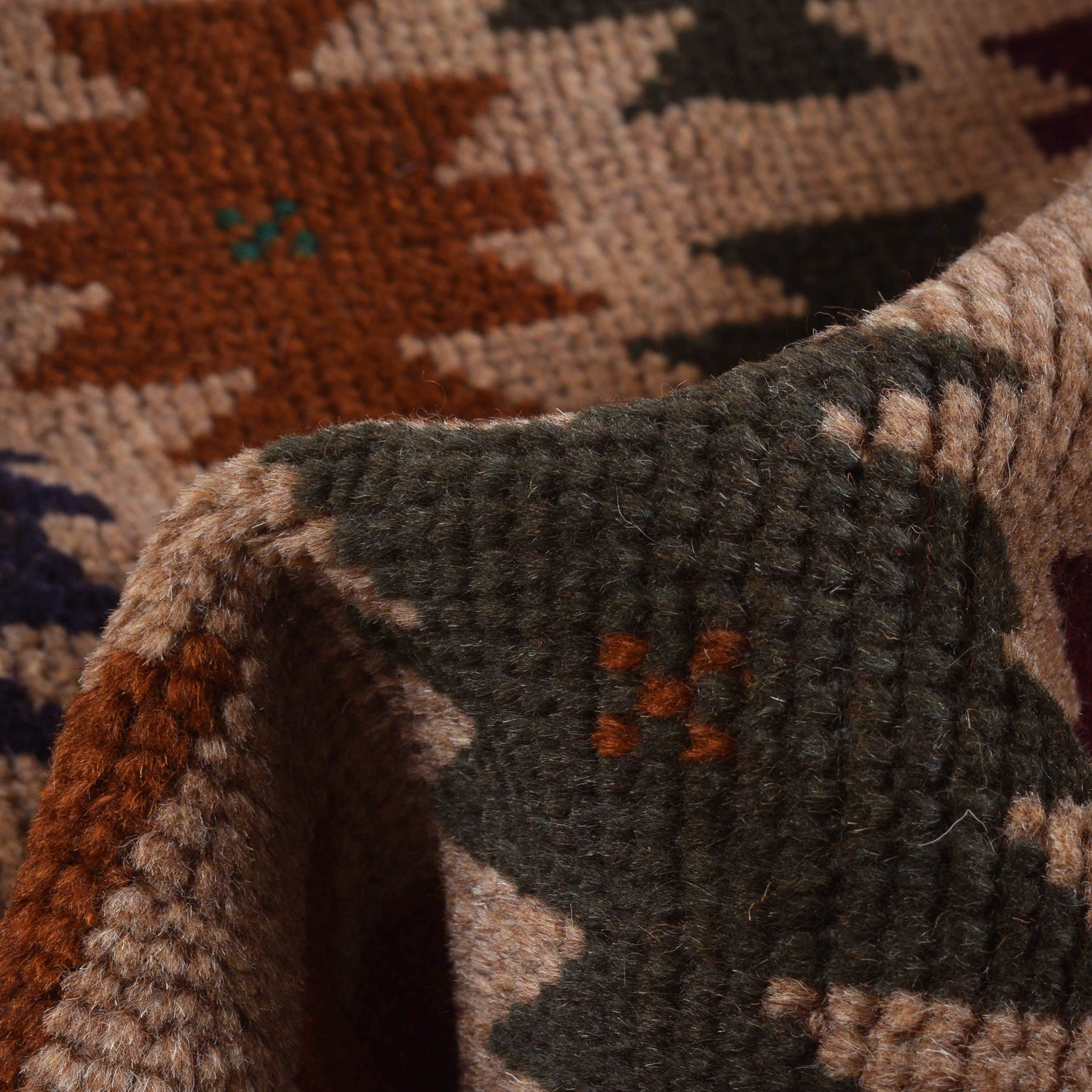 Handmade Balochi Rug 4' 2" x 6' 1" ft / 128 x 186 cm - No. W27339