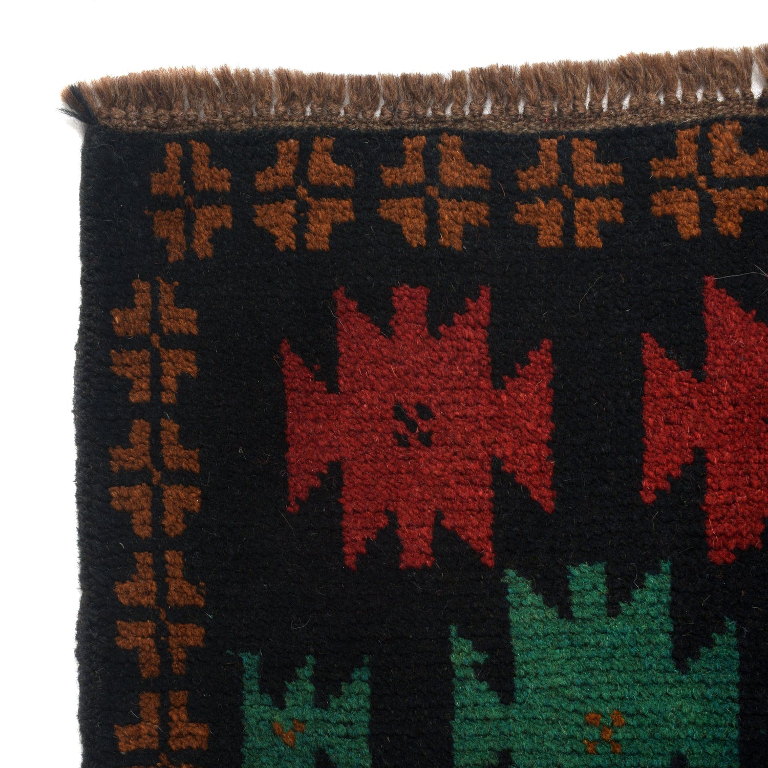 Handmade Balochi Rug 4' 3" x 6' 0" ft / 129 x 183 cm - No. W27344