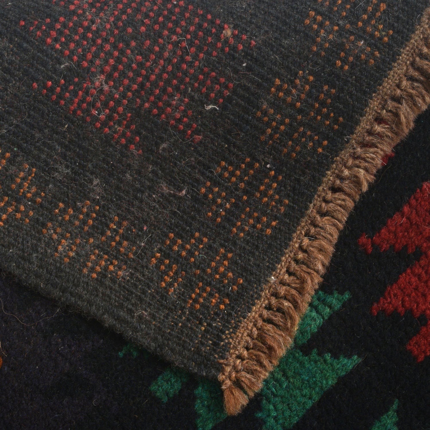 Handmade Balochi Rug 4' 3" x 6' 0" ft / 129 x 183 cm - No. W27344