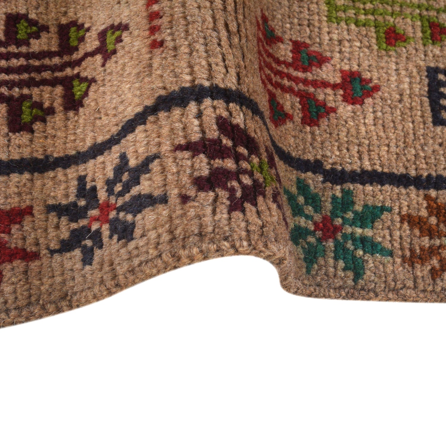 Handmade Balochi Rug 4' 3" x 6' 3" ft / 129 x 190 cm - No. W27346