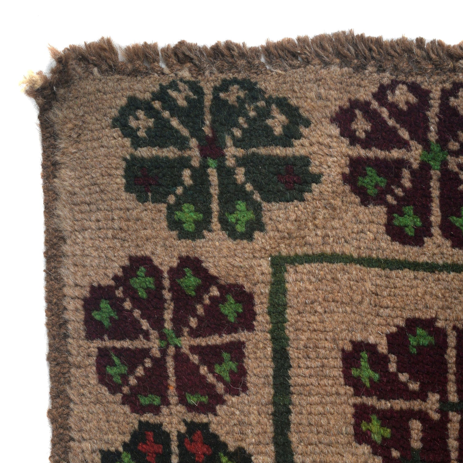 Handmade Balochi Rug 4' 0" x 6' 7" ft / 123 x 200 cm - No. W27348