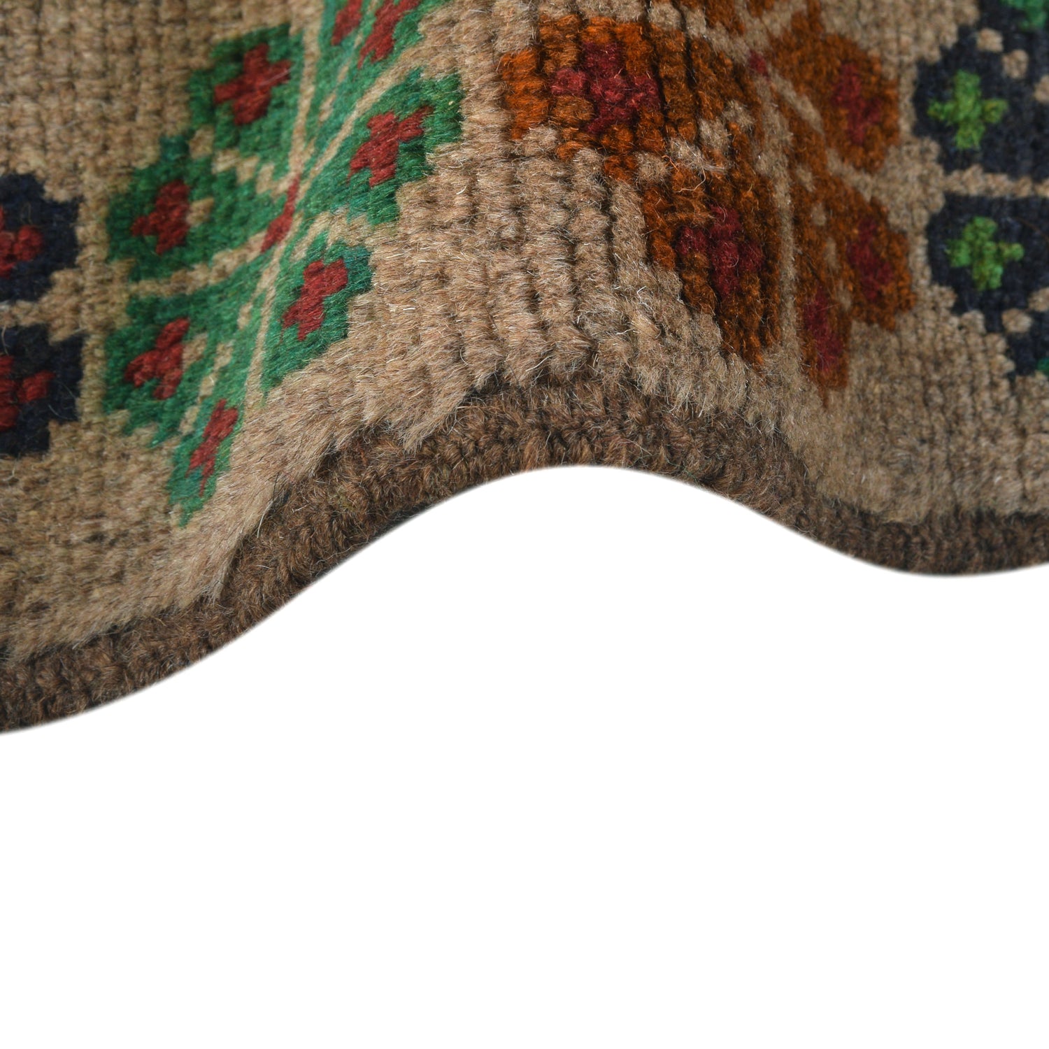 Handmade Balochi Rug 4' 0" x 6' 7" ft / 123 x 200 cm - No. W27348