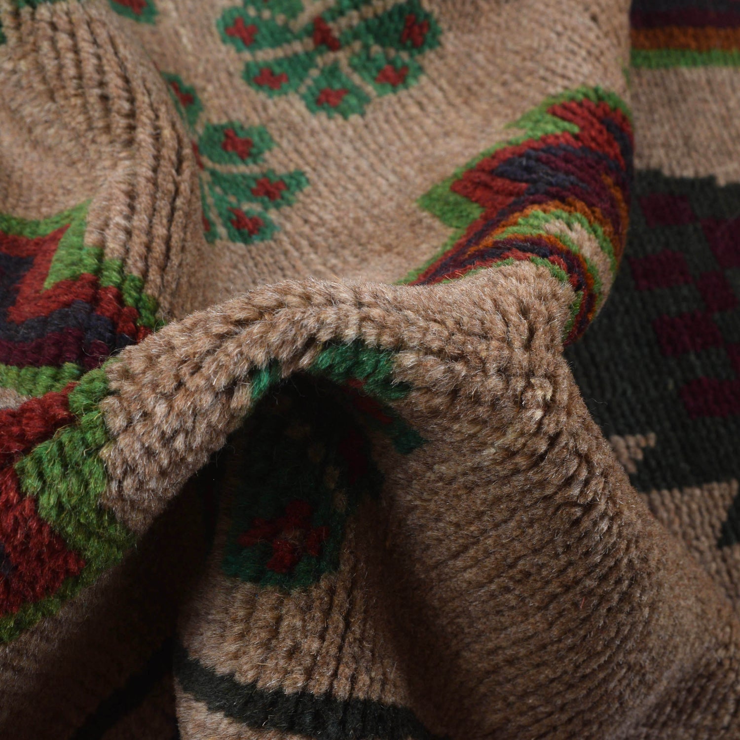 Handmade Balochi Rug 4' 0" x 6' 7" ft / 123 x 200 cm - No. W27348