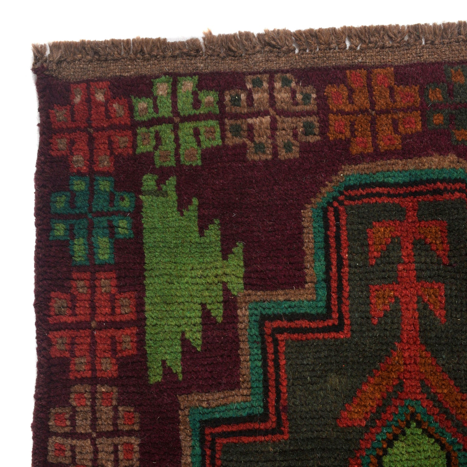 Handmade Balochi Rug 4' 3" x 6' 3" ft / 130 x 191 cm - No. W27350