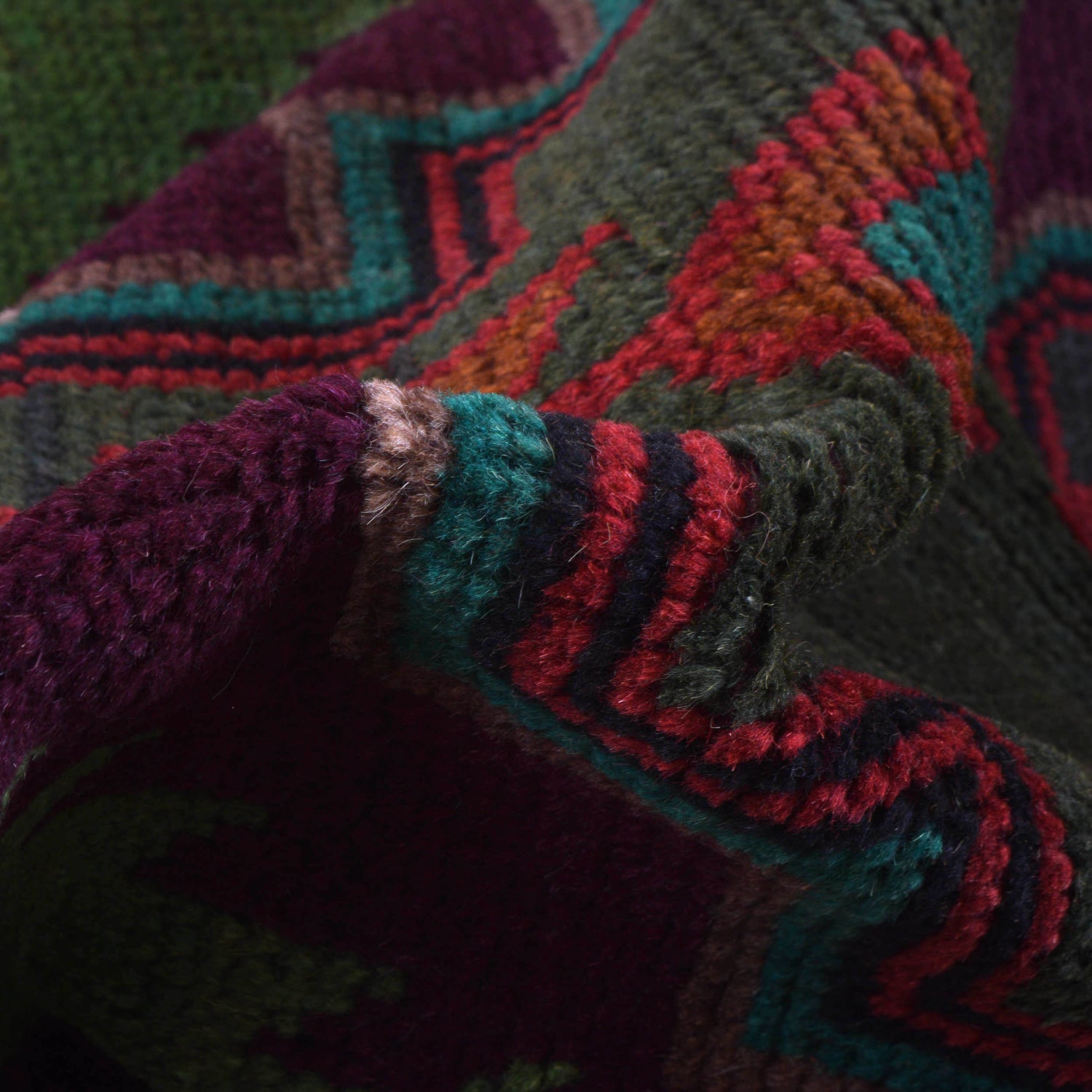 Handmade Balochi Rug 4' 3" x 6' 3" ft / 130 x 191 cm - No. W27350