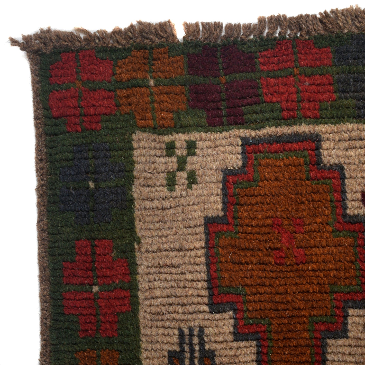 Handmade Balochi Rug 3' 9" x 6' 4" ft / 114 x 193 cm - No. W27351