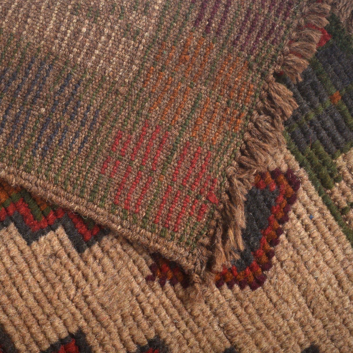 Handmade Balochi Rug 3' 9" x 6' 4" ft / 114 x 193 cm - No. W27351