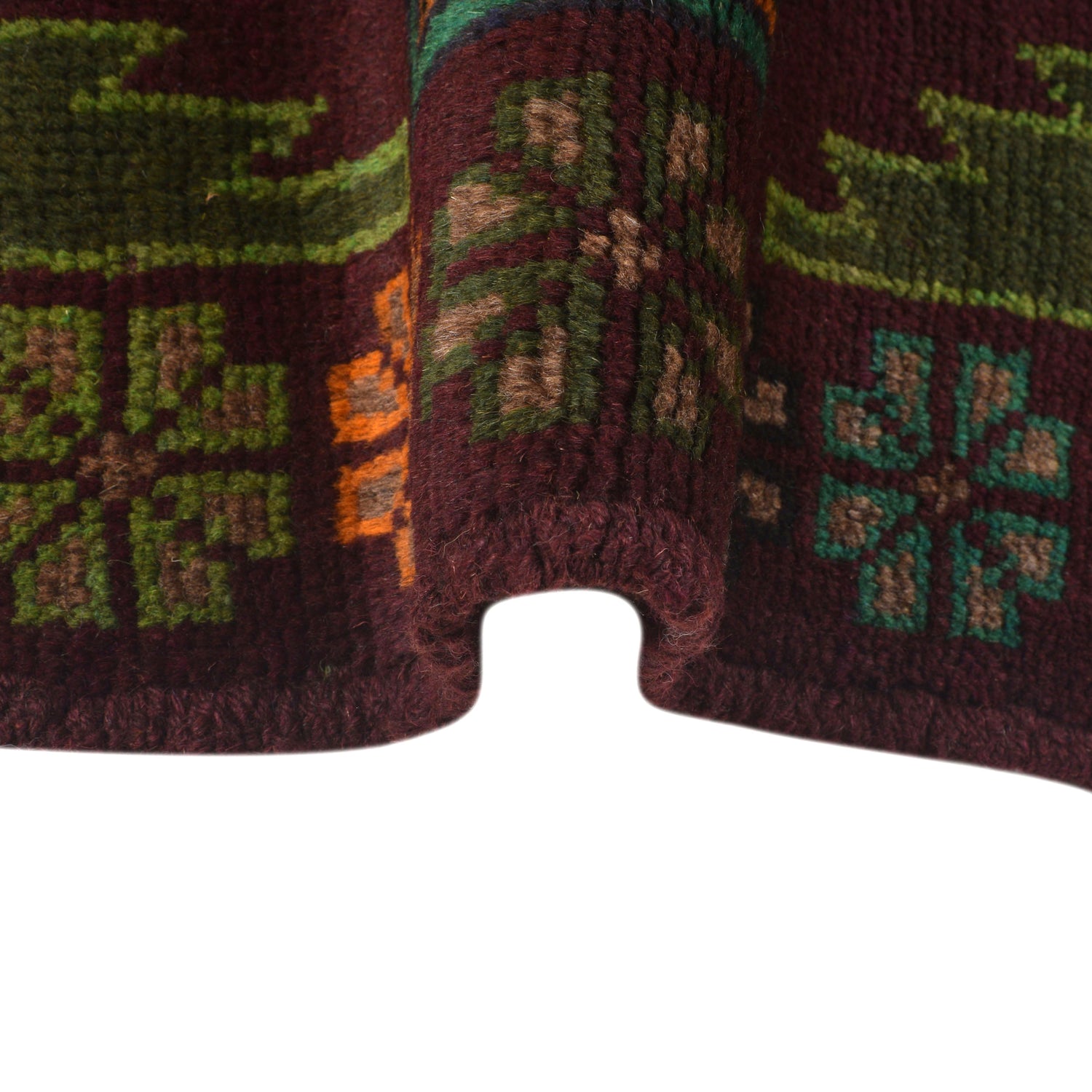 Handmade Balochi Rug 4' 0" x 5' 12" ft / 122 x 182 cm - No. W27354