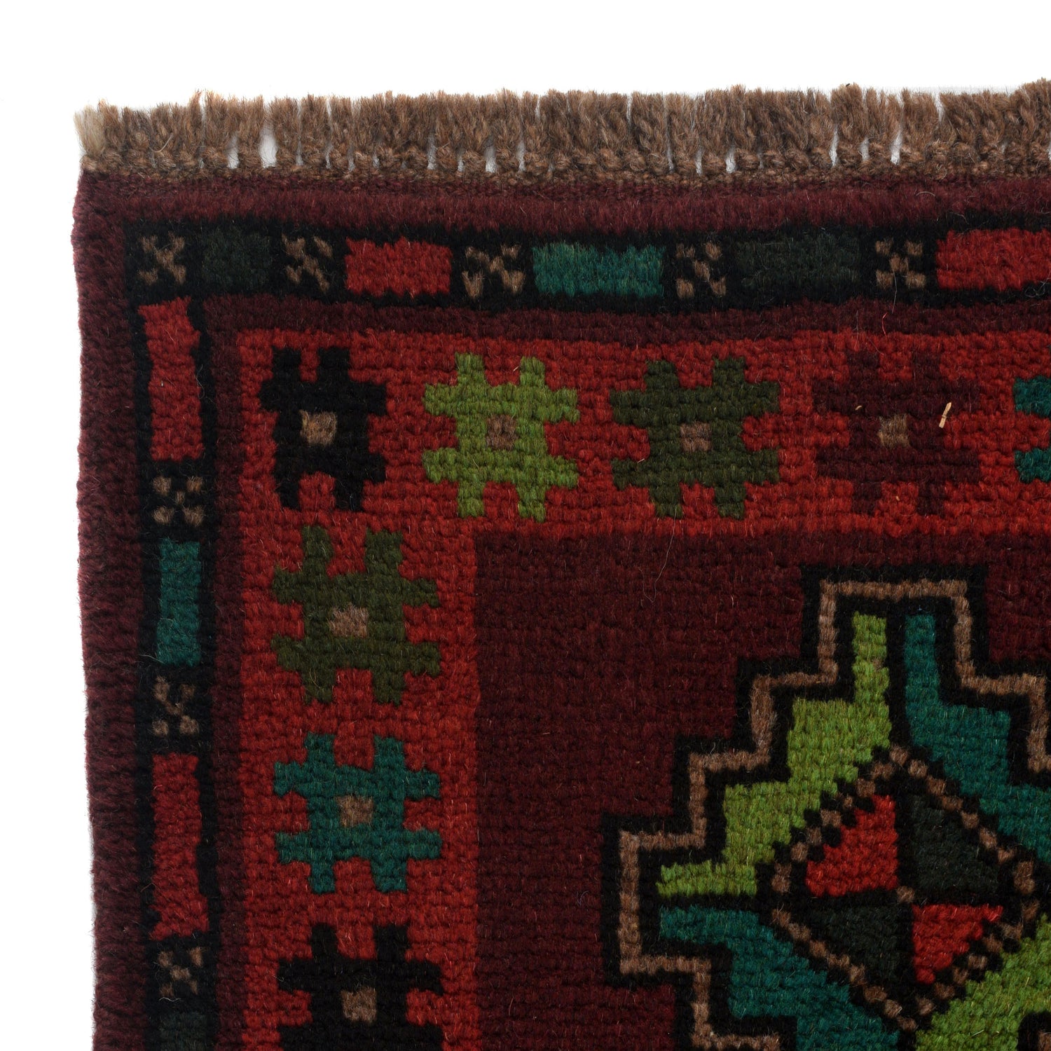 Handmade Balochi Rug 4' 2" x 6' 7" ft / 128 x 200 cm - No. W27356