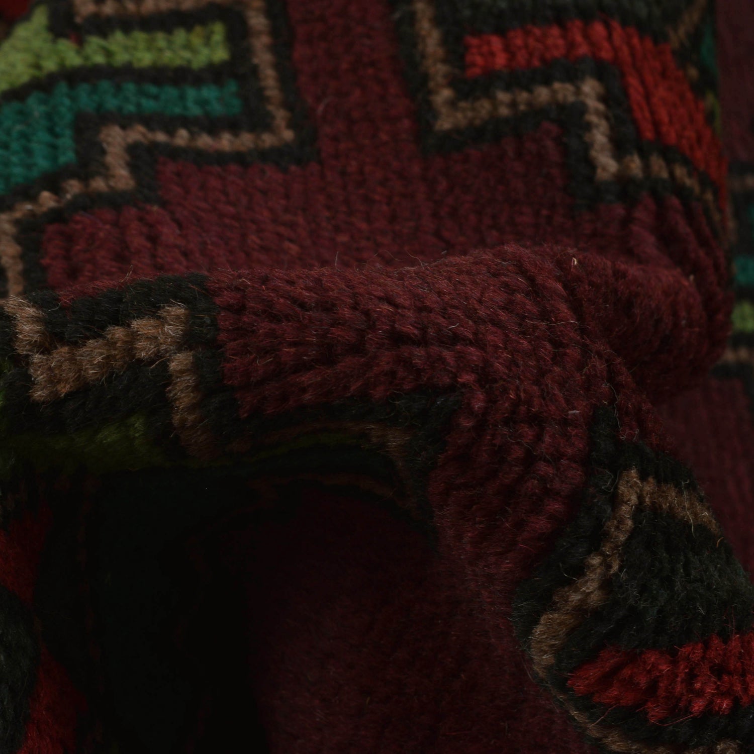 Handmade Balochi Rug 4' 2" x 6' 7" ft / 128 x 200 cm - No. W27356