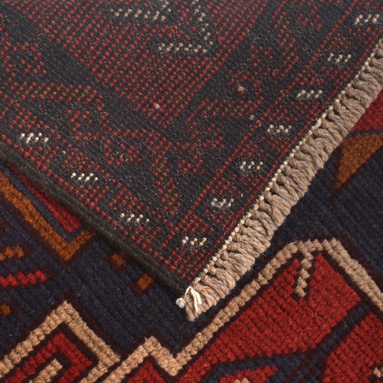 Handmade Balochi Rug 3' 9" x 6' 6" ft / 115 x 197 cm - No. W27358