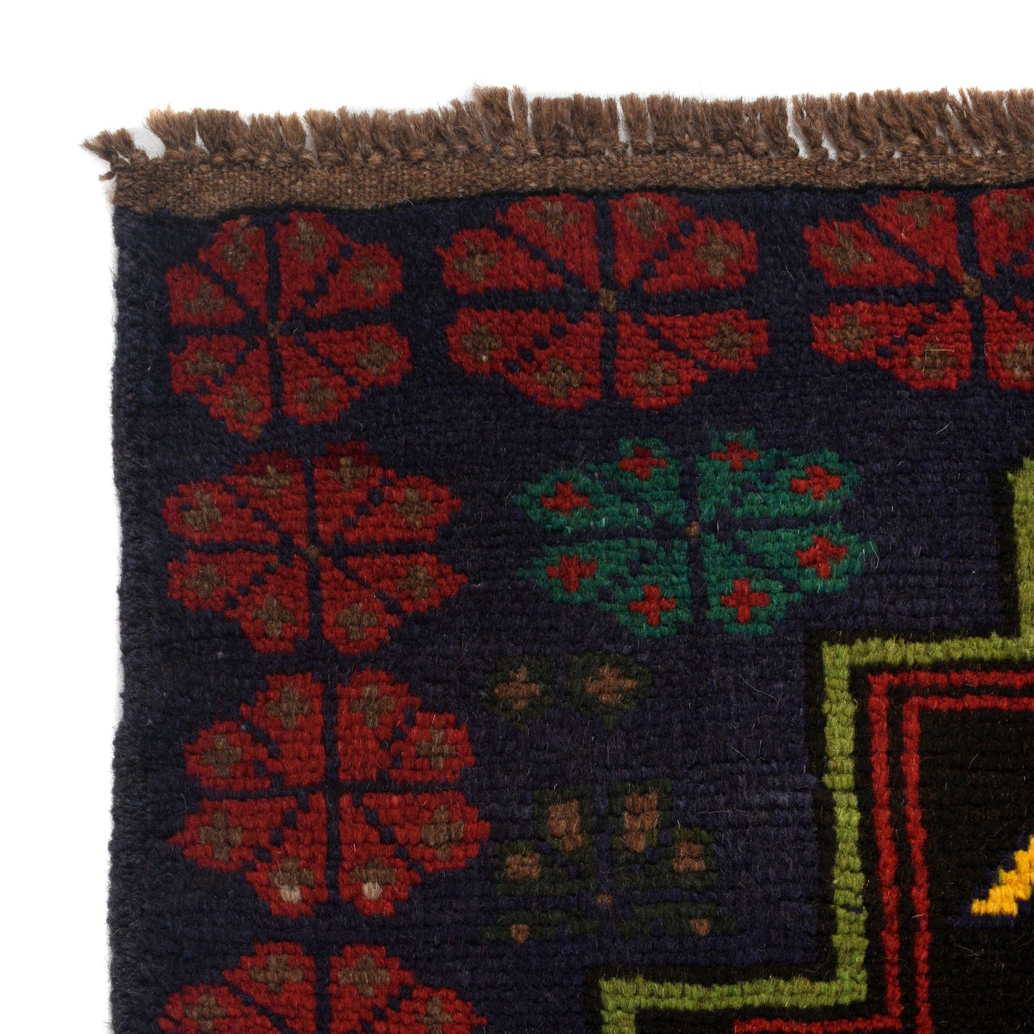 Handmade Balochi Rug 4' 1" x 6' 0" ft / 124 x 197 cm - No. W27360