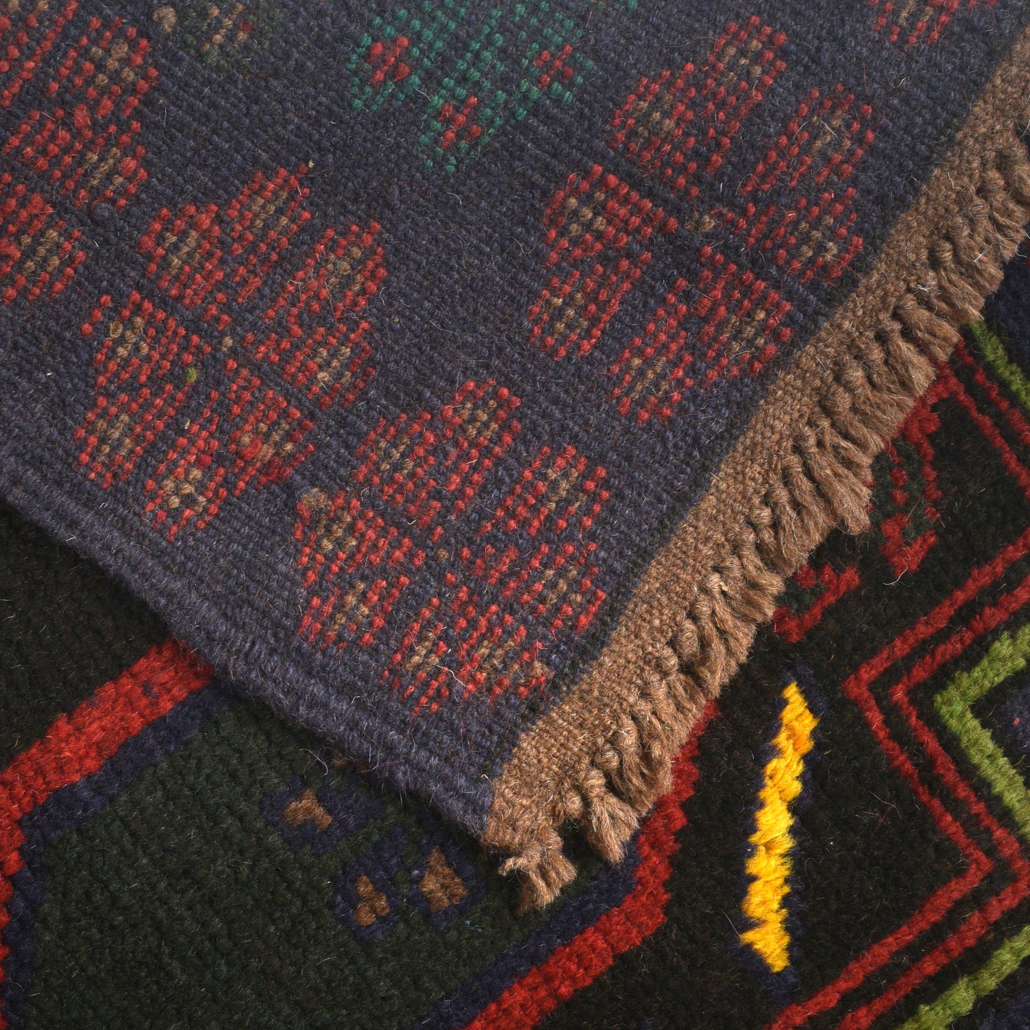 Handmade Balochi Rug 4' 1" x 6' 0" ft / 124 x 197 cm - No. W27360