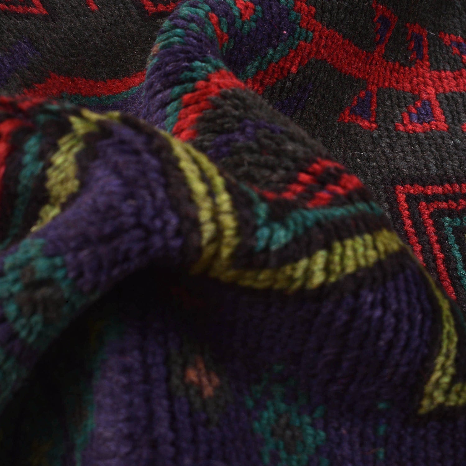 Handmade Balochi Rug 4' 1" x 6' 0" ft / 124 x 197 cm - No. W27360