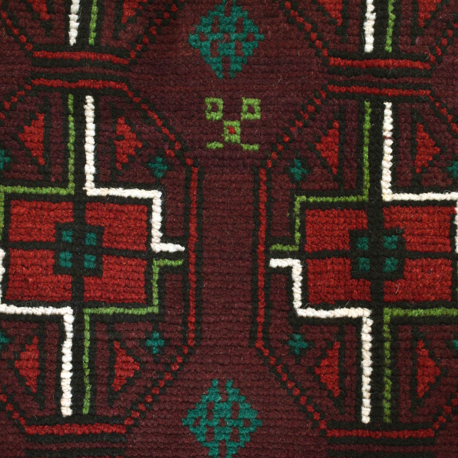 Handmade Balochi Rug 4' 2" x 6' 2" ft / 126 x 189 cm - No. W27362