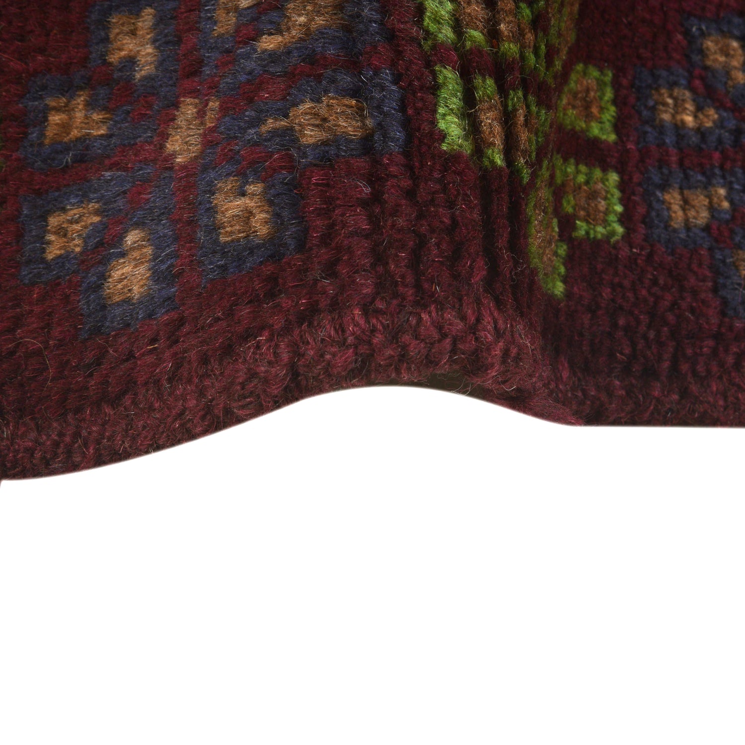 Handmade Balochi Rug 4' 0" x 6' 2" ft / 122 x 187 cm - No. W27363