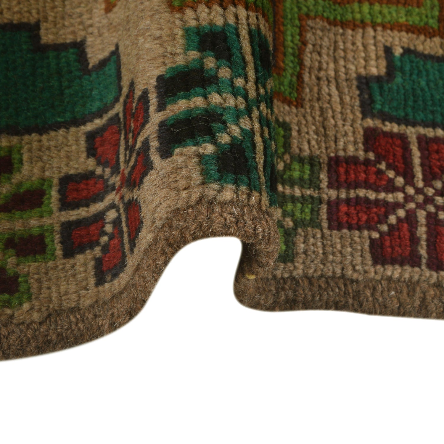 Handmade Balochi Rug 3' 8" x 6' 1" ft / 112 x 186 cm - No. W27364