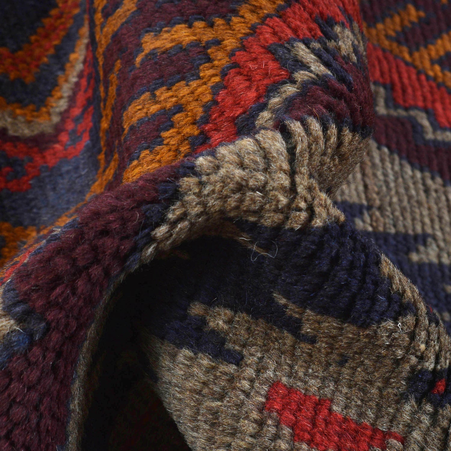 Handmade Balochi Rug 3' 9" x 5' 7" ft / 114 x 171 cm - No. W27365