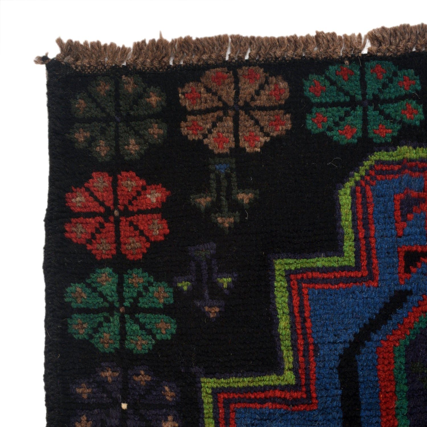 Handmade Balochi Rug 4' 1" x 6' 4" ft / 125 x 194 cm - No. W27366