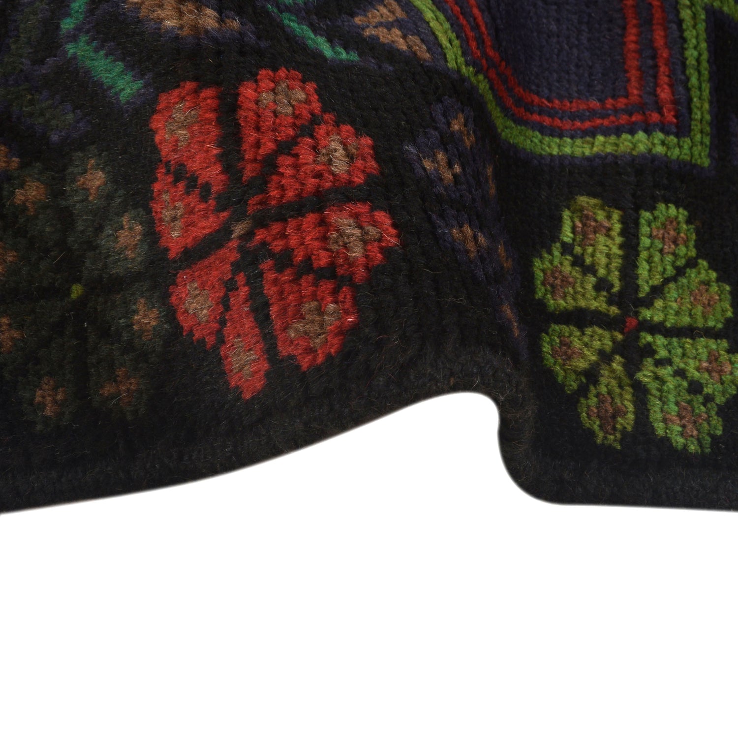 Handmade Balochi Rug 4' 1" x 6' 4" ft / 125 x 194 cm - No. W27366