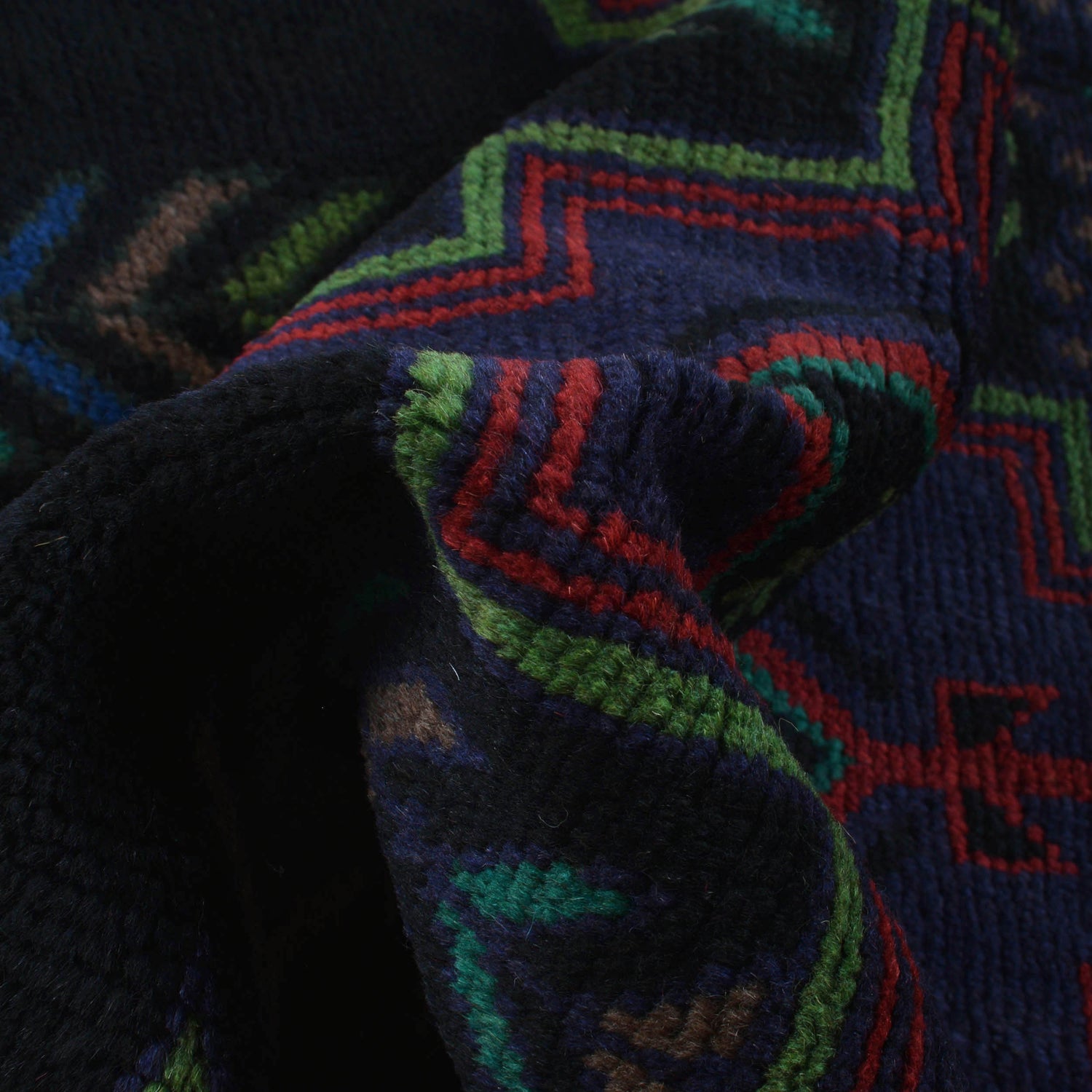 Handmade Balochi Rug 4' 1" x 6' 4" ft / 125 x 194 cm - No. W27366