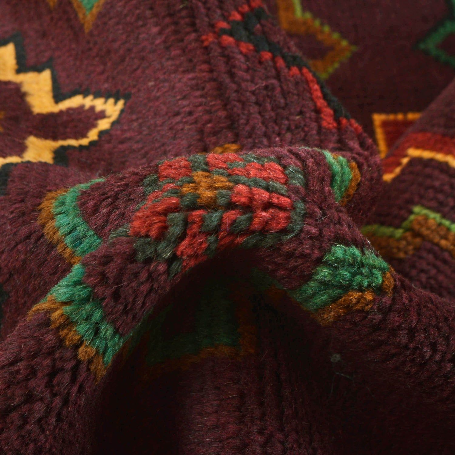 Handmade Balochi Rug 4' 4" x 6' 2" ft / 132 x 188 cm - No. W27367