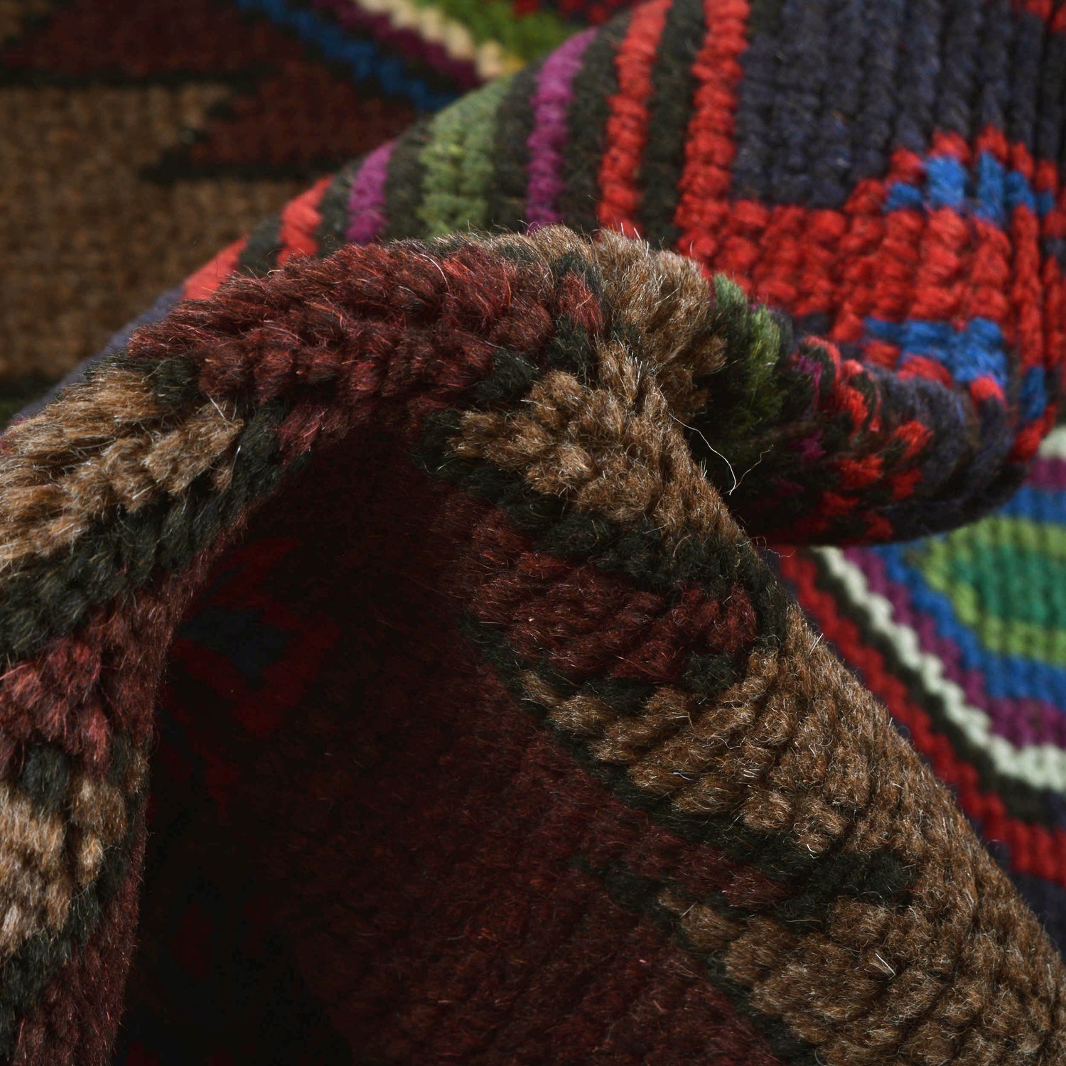 Handmade Balochi Rug 4' 2" x 6' 3" ft / 126 x 191 cm - No. W27368