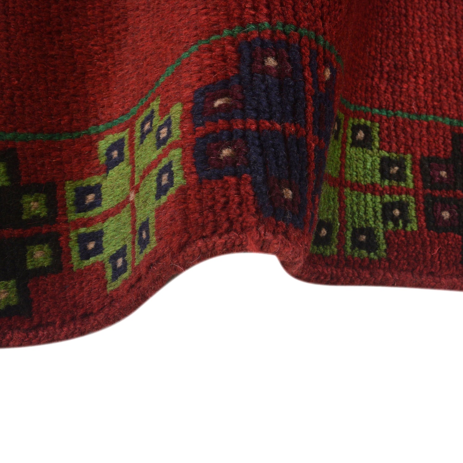 Handmade Balochi Rug 4' 2" x 6' 8" ft / 128 x 202 cm - No. W27372