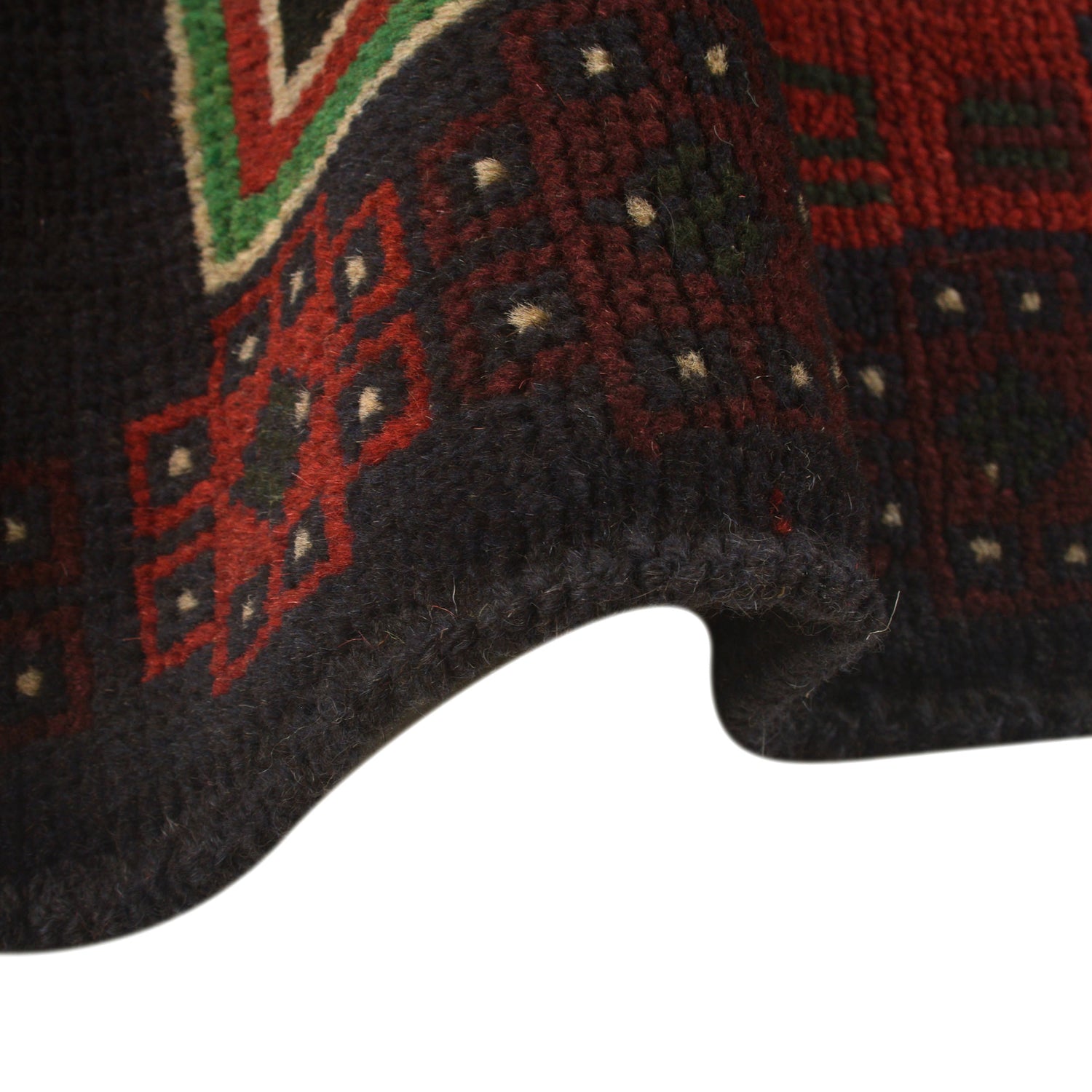 Handmade Balochi Rug 4' 4" x 6' 7" ft / 132 x 201 cm - No. W27375