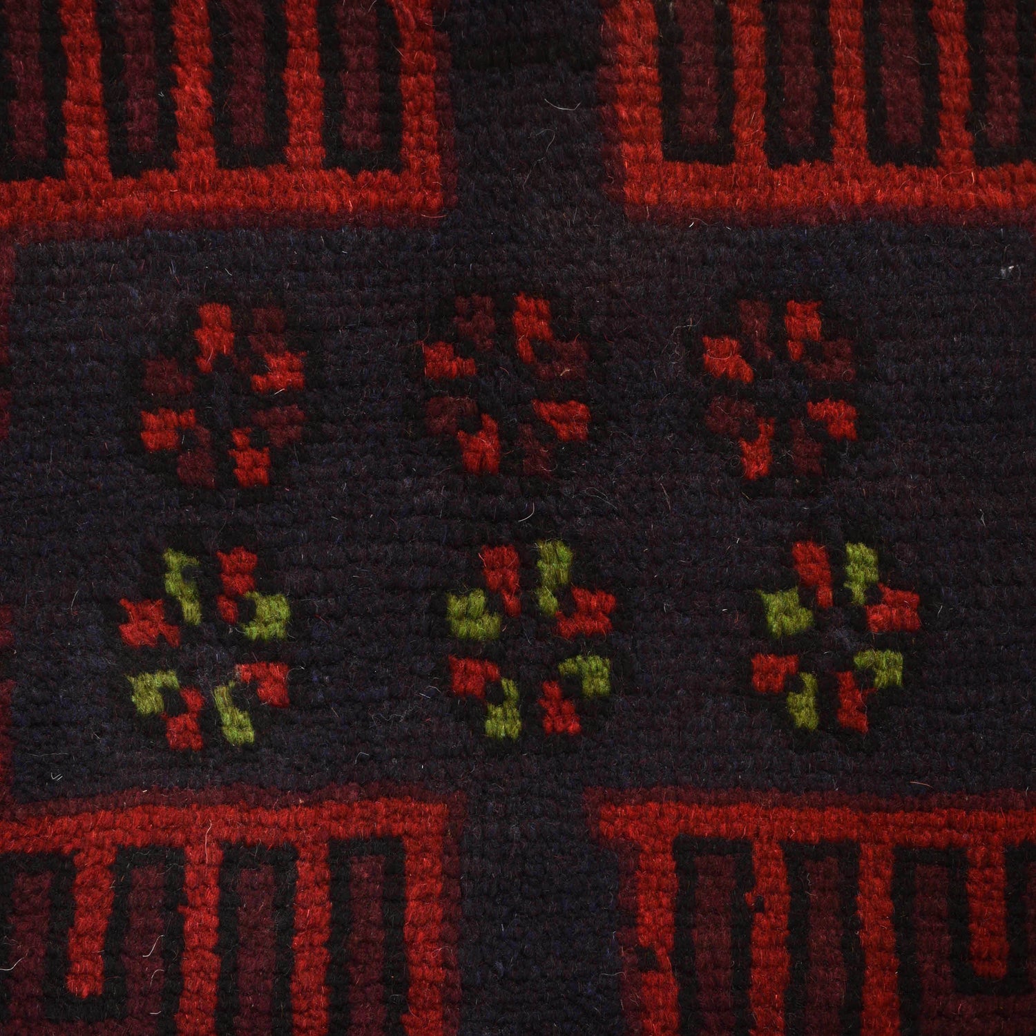 Handmade Balochi Rug 3' 11" x 6' 5" ft / 120 x 195 cm - No. W27377