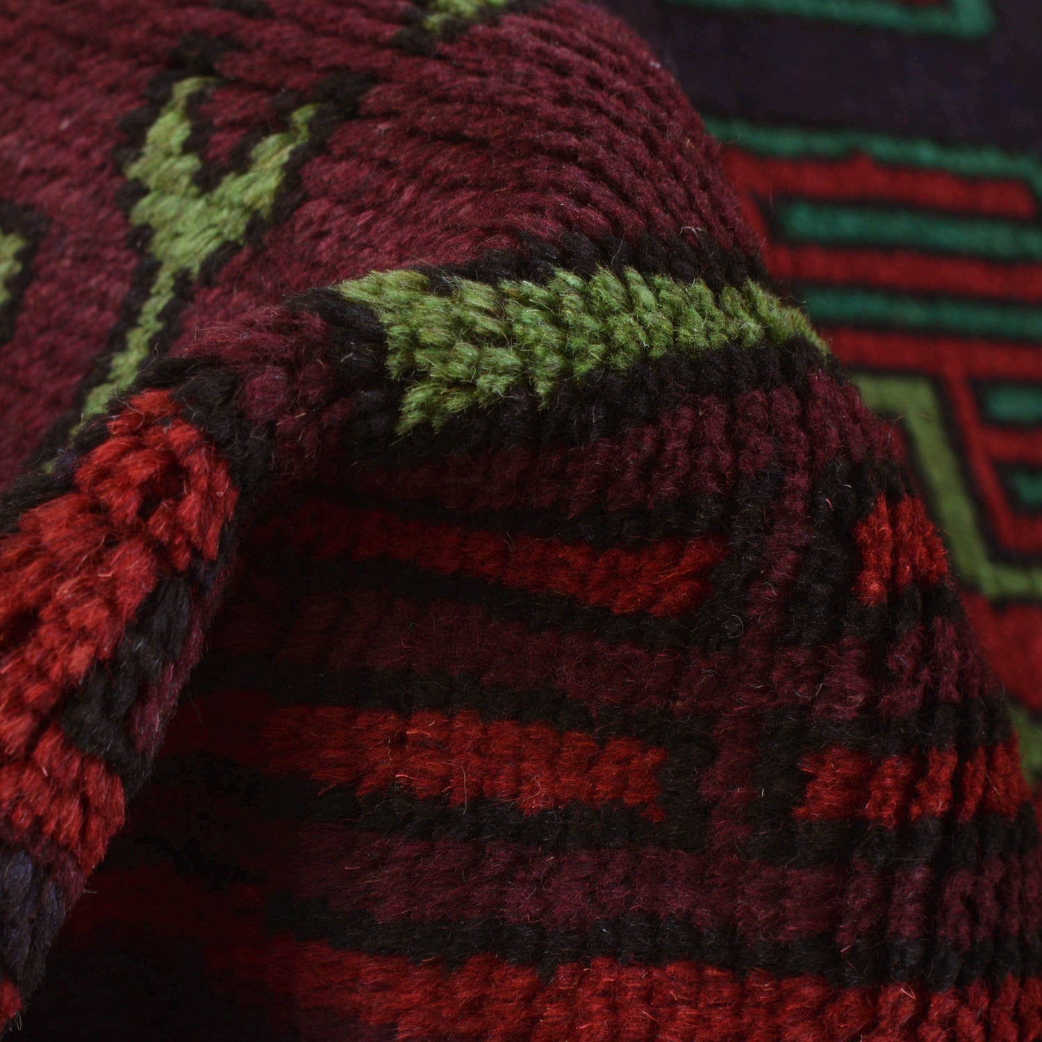 Handmade Balochi Rug 3' 11" x 6' 5" ft / 120 x 195 cm - No. W27377