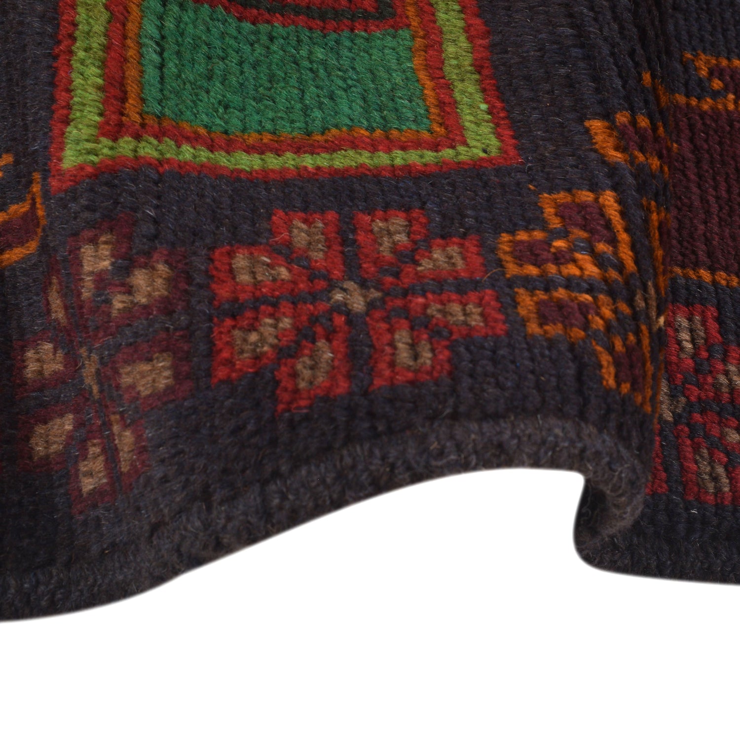 Handmade Balochi Rug 3' 11" x 6' 2" ft / 119 x 187 cm - No. W27378