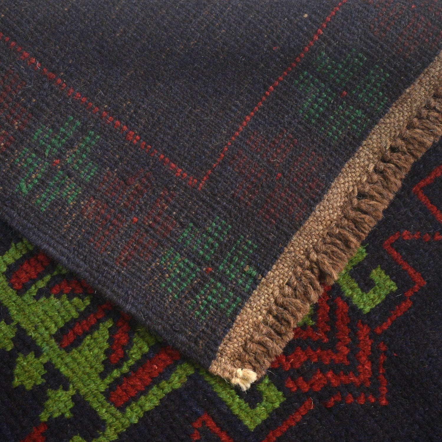 Handmade Balochi Rug 4' 2" x 6' 6" ft / 126 x 197 cm - No. W27381