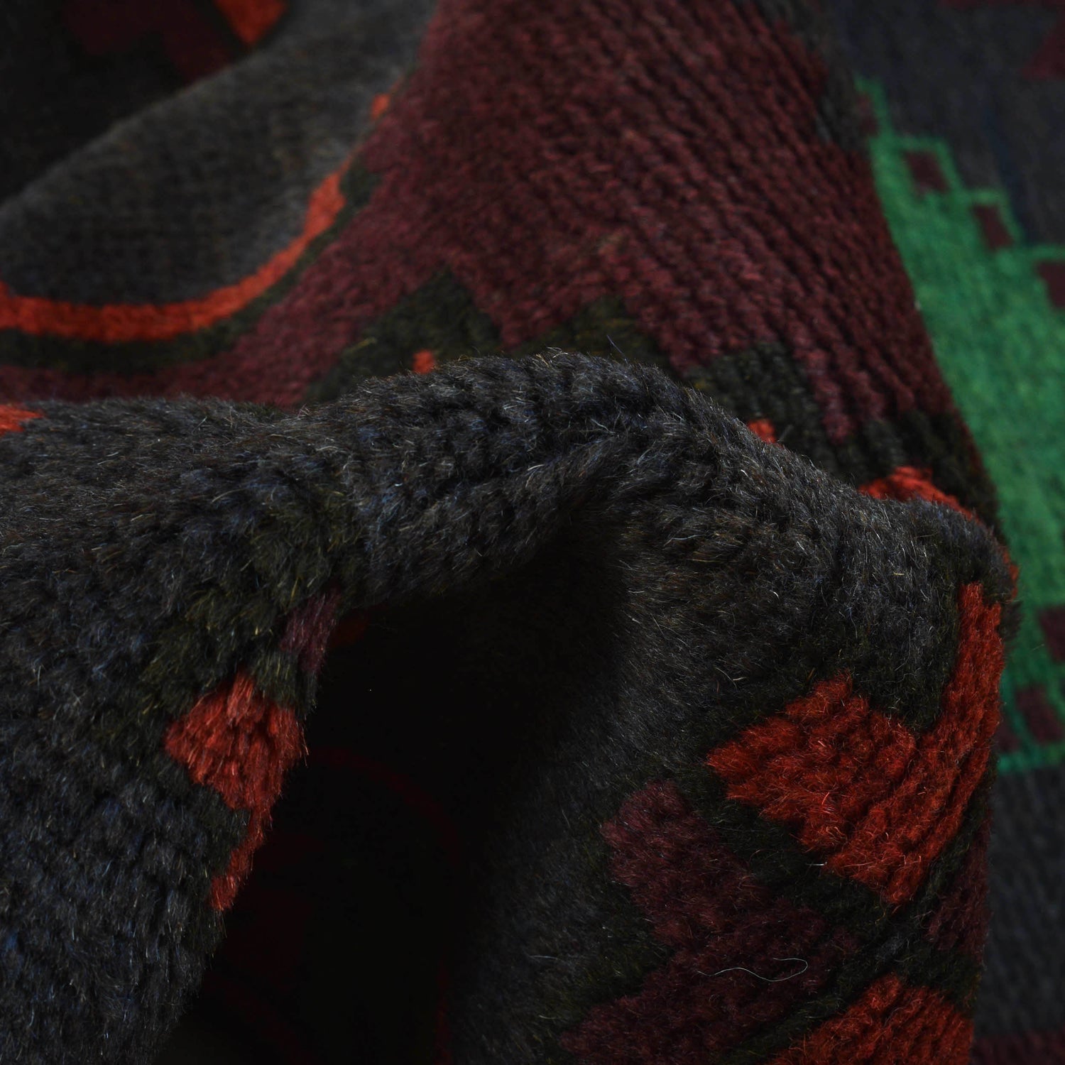 Handmade Balochi Rug 4' 2" x 6' 8" ft / 126 x 202 cm - No. W27387