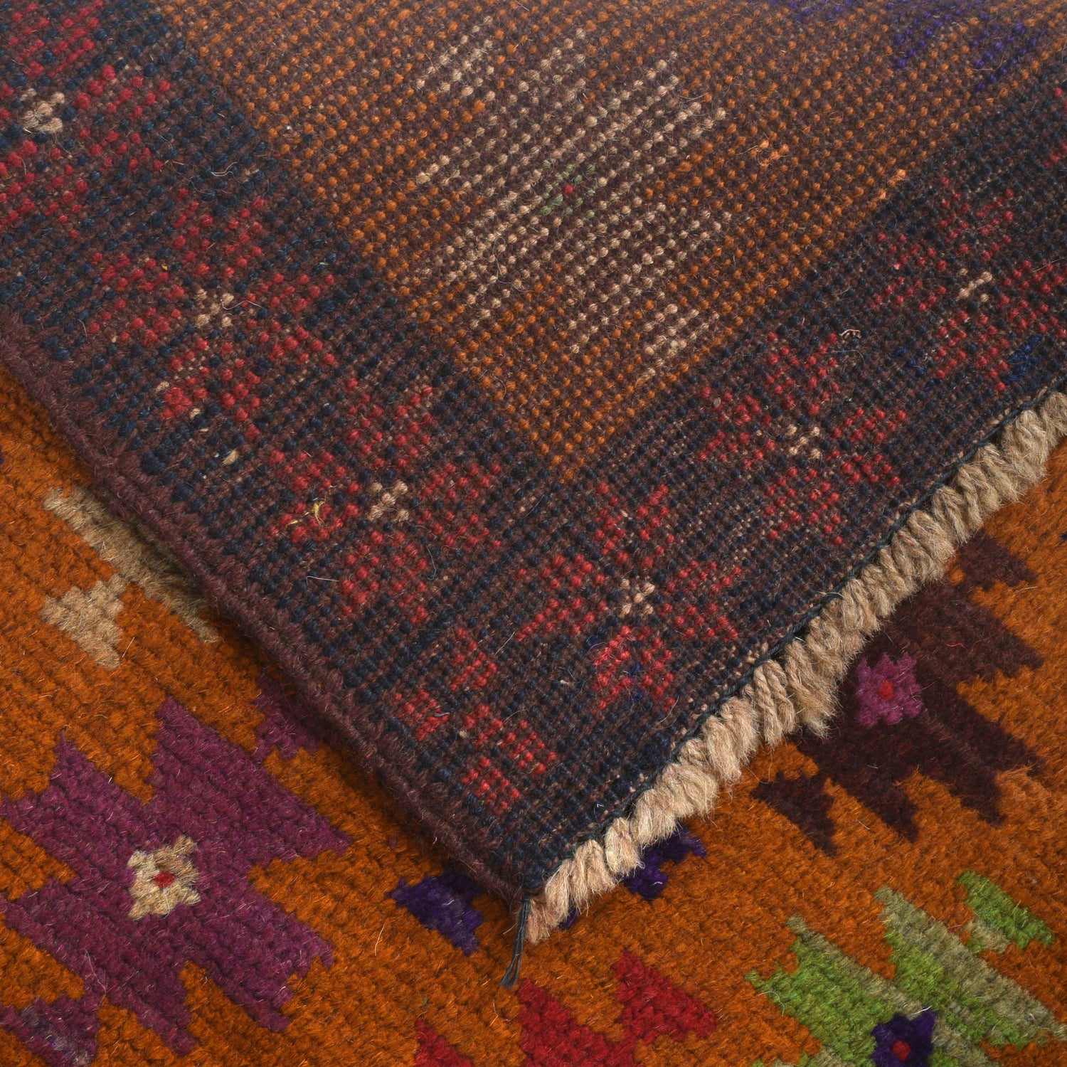 Handmade Balochi Rug 3' 10" x 6' 3" ft / 116 x 190 cm - No. W27392